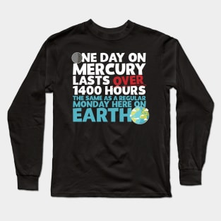 1400 Hours The Same As A Regular Monday Here On Earth Long Sleeve T-Shirt